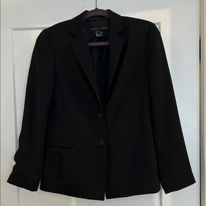 Vintage Black Women's Blazer by Yancy Fugel